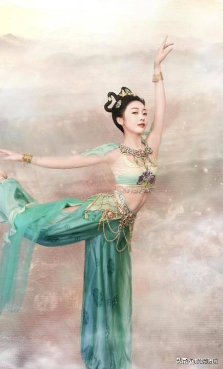 同样是“敦煌风”造型，几位女明星放一起对比，颜值差距一目了然