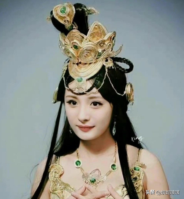 同样是“敦煌风”造型，几位女明星放一起对比，颜值差距一目了然
